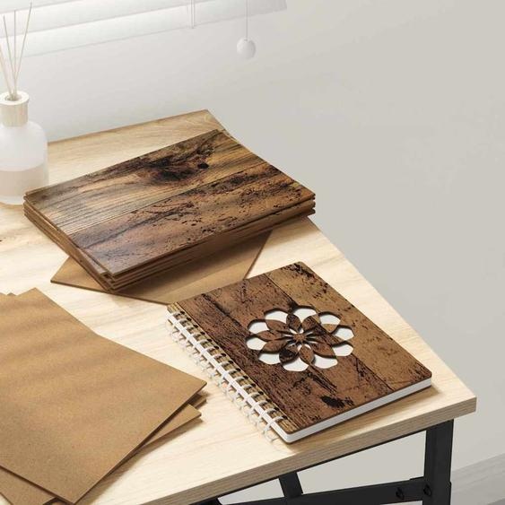 Panneaux décoratifs 150 pcs Bois ancien 15 x 21 x 0.3 cm