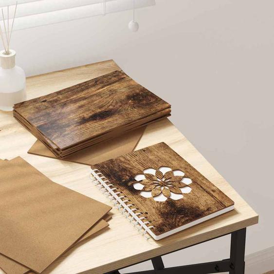 Panneaux décoratifs 150 pcs Chêne fumé 21 x 30 x 0.3 cm