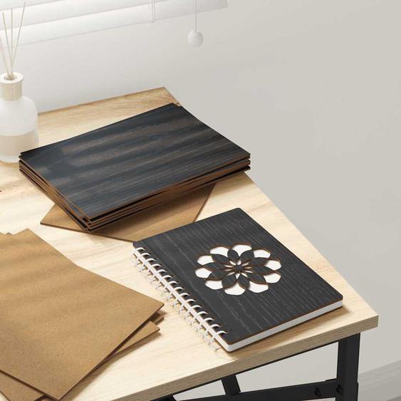 Panneaux décoratifs 150 pcs Chêne noir 15 x 21 x 0.3 cm