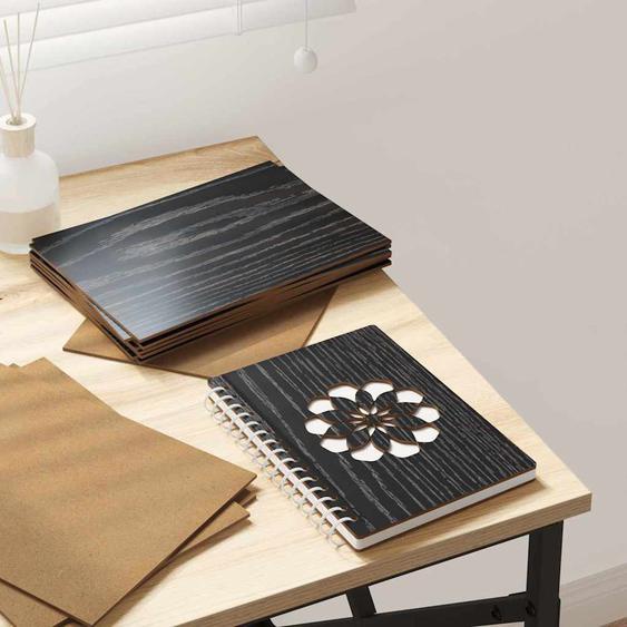 Panneaux décoratifs 150 pcs Chêne noir 21 x 30 x 0.3 cm