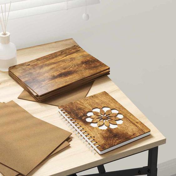 Panneaux décoratifs 50 pcs Chêne fumé 15 x 21 x 0,27 cm