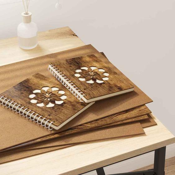 Panneaux décoratifs 50 pcs Chêne fumé 30 x 42 x 0.3 cm