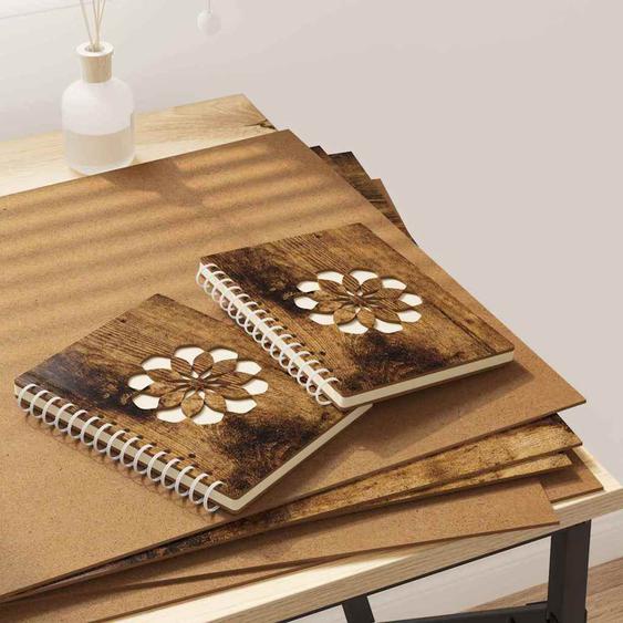 Panneaux décoratifs 50 pcs Chêne fumé 40 x 60 x 0.3 cm