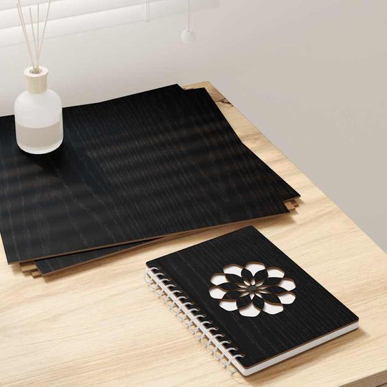 Panneaux décoratifs 50 pcs Chêne noir 30 x 30 x 0,27 cm