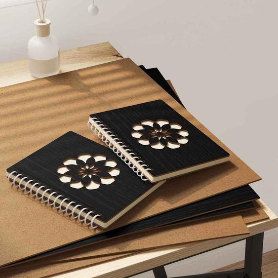 Panneaux décoratifs 50 pcs Chêne noir 40 x 60 x 0.3 cm