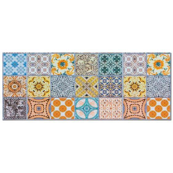 Panorama Crédence Adhésive Cuisine Hydraulique Multicolore 60x300 cm - Crédence Adhésive pour Cuisine - Protege Mur Cuisine