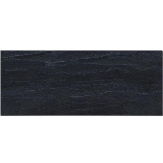Panorama Crédence Adhésive Cuisine Pierre Noire 60x200 cm - Crédence Adhésive pour Cuisine - Protege Mur Cuisine