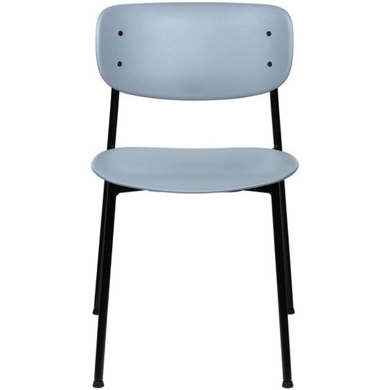 Paperflow Chaise de collectivités réunion Soho Polypropylène Bleu – pieds acier- Lot de 2