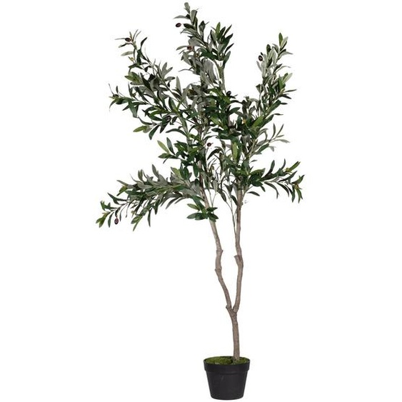 Paperflow Plante artificielle verte - Olivier en pot pour décoration intérieur - Hauteur 155 cm