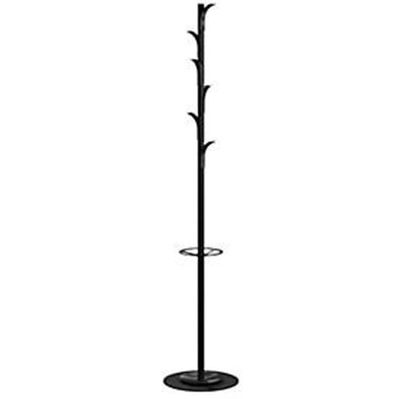 Paperflow portemanteau Mindy 6 patères avec porte-parapluie - Noir