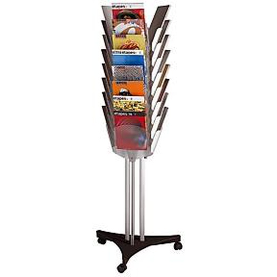Paperflow Présentoir Caroussel - Sur pied - 24 cases