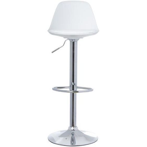 Paperflow Tabouret à hauteur réglable Bobba - Blanc - Lot de 2