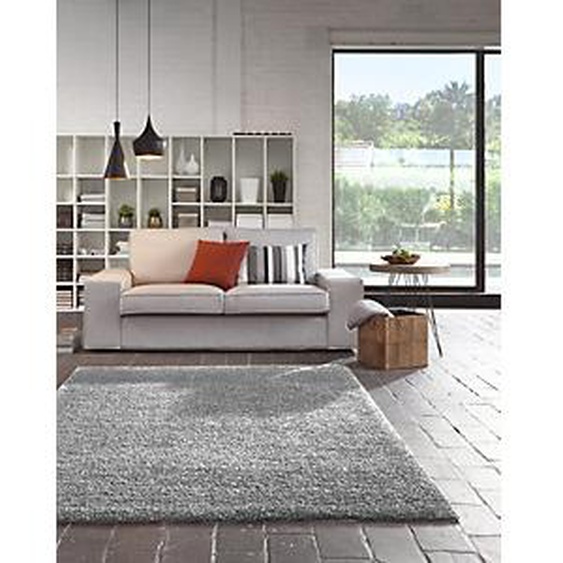 Paperflow Tapis déco DOLCE pour lintérieur 100% polypropylène 120 X 170 cm - Gris clair