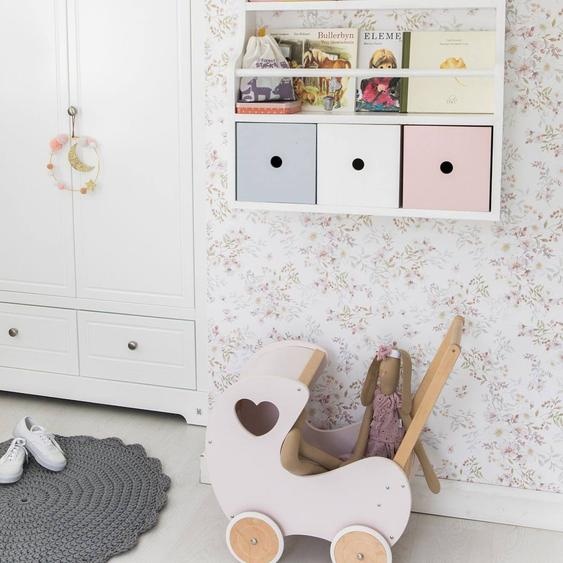 Papier Peint Jardin Pastel White