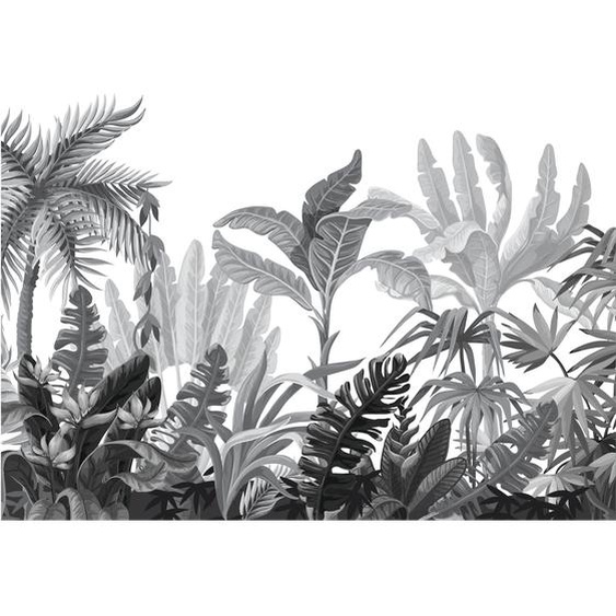 Papier peint panoramique jungle préencollé humide H 250 x L 360 cm