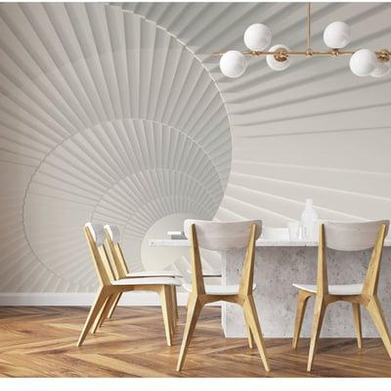 Papier peint panoramique White Spiral