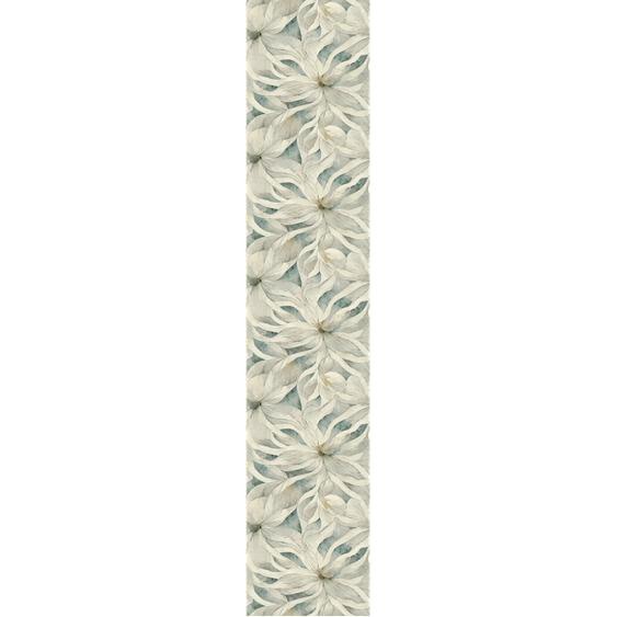 Papier peint préencollé fleurs vintage abstrait H300 x L60 cm
