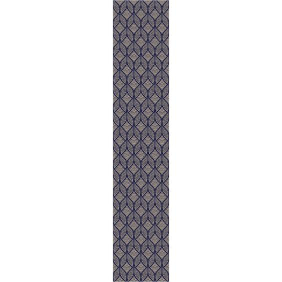 Papier peint préencollé formes géométrique chic bleu foncé H300 x L60 cm