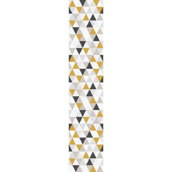 Papier peint préencollé motif géométrique scandinave triangles H300 x L60 cm