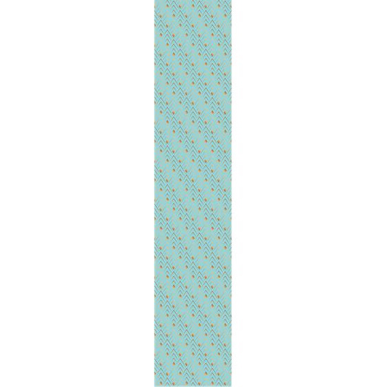 Papier peint préencollé scandinave aquamarine losanges H300 x L60 cm