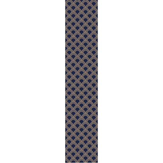 Papier peint préencollé scandinave art déco bleu foncé arches H300 x L60 cm