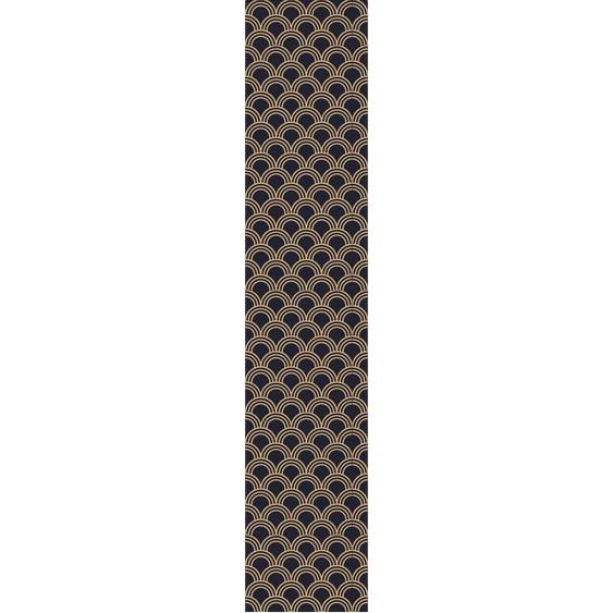 Papier peint préencollé scandinave art déco bleu nuit arches H300 x L60 cm