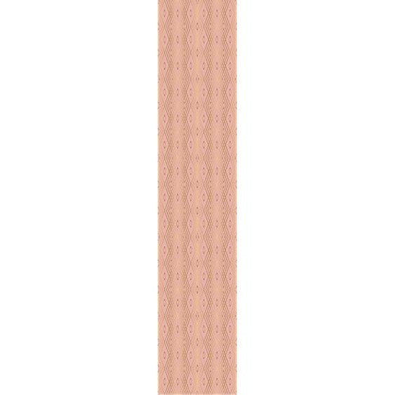 Papier peint préencollé scandinave art déco rosé H300 x L60 cm