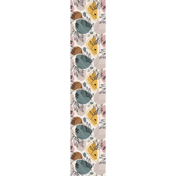 Papier peint préencollé scandinave feuilles dolivier H300 x L60 cm