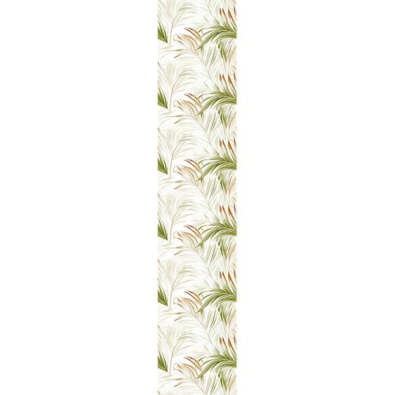 Papier peint préencollé tropical feuilles de palmier vert pastel H300 x L60 cm