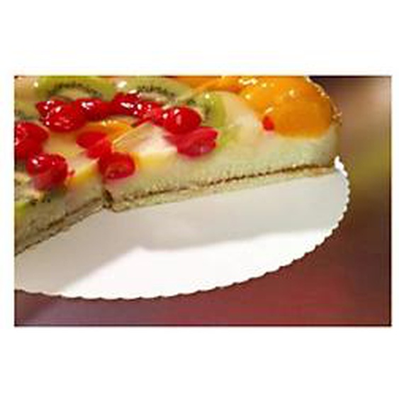 PAPSTAR Fond de tarte pure, rond, 280 mm, blanc, par 100