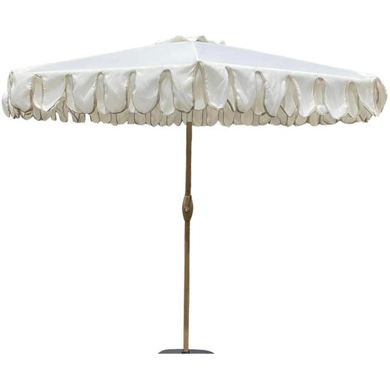Parasol Amalfi, diamètre 230 cm - Blanc