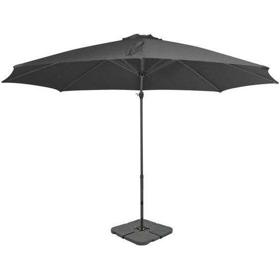 Parasol avec base portable Anthracite