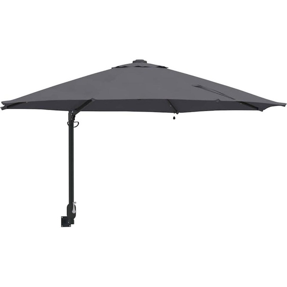 Parasol de jardin anthracite 248 x 248 x 148 cm