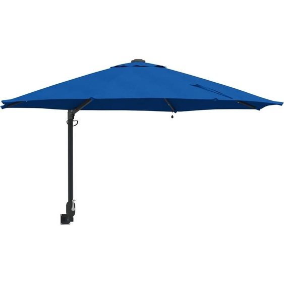 Parasol de jardin bleu azur 248 x 248 x 148 cm