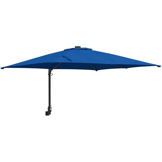 Parasol de jardin bleu azur 248,5 x 247,5 x 160 cm