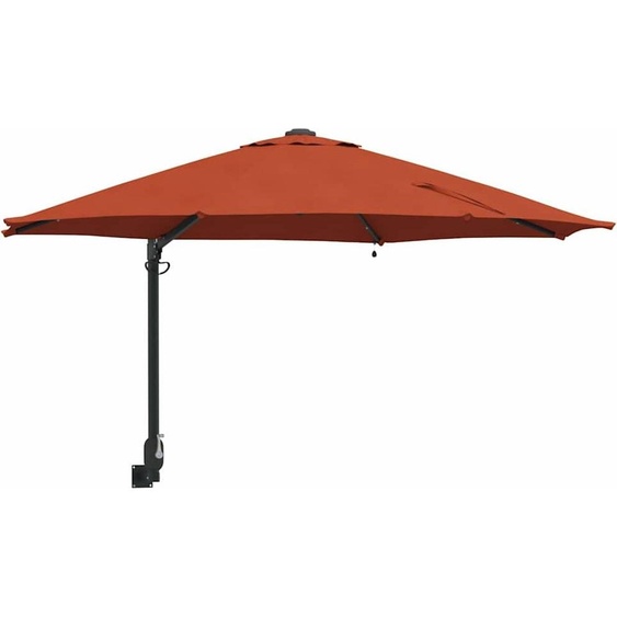 Parasol de jardin en terre cuite 248 x 248 x 148 cm