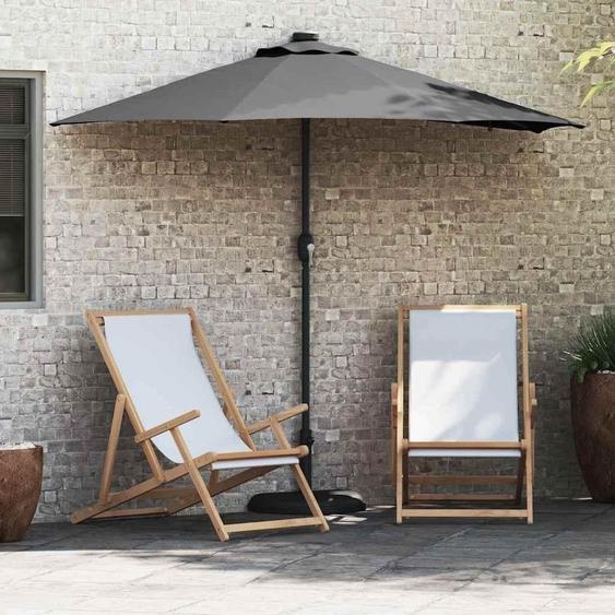 Parasol de jardin sobre Anthracite 294 x 150 x 223 cm Tissu - Parasols DE8935123 1parcel