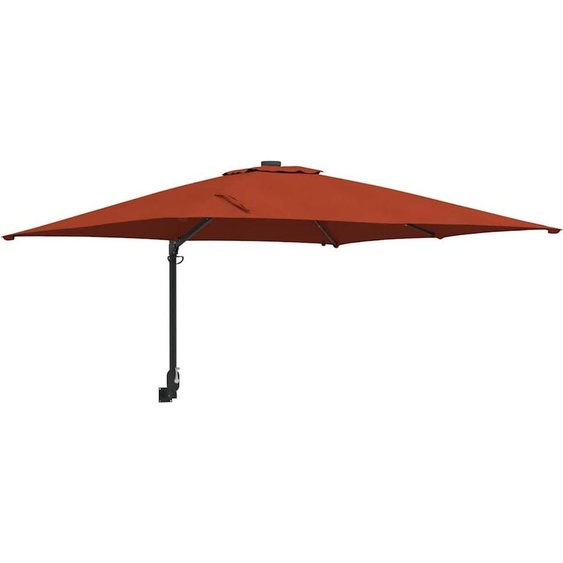 Parasol de jardin en terre cuite 248,5 x 247,5 x 160 cm