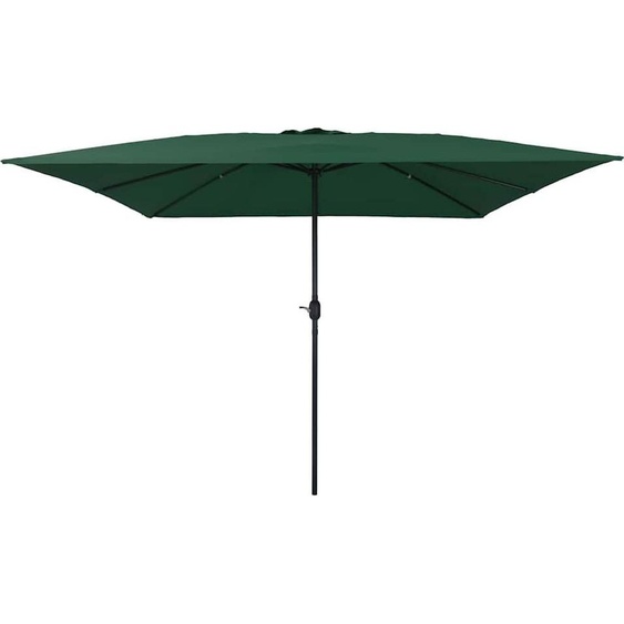 Parasol de jardin vert 295 x 295 x 245 cm Polyester et acier