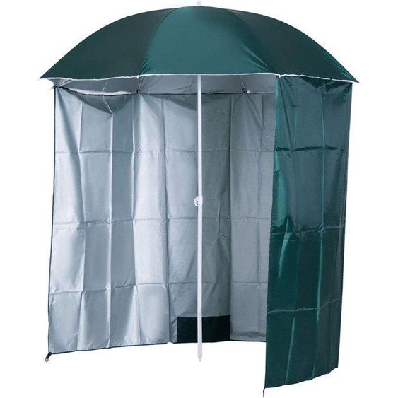 Parasol de plage résistant au vent avec mécanisme de rotation mécanique - Parasol de plage anti-UV pour les journées à la plage - De lombre sur la plage