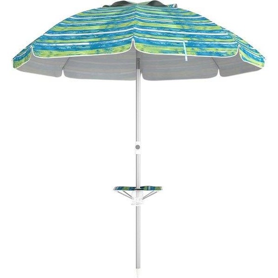 Parasol de plage résistant au vent avec mécanisme à vis - Parasol de plage protégeant des UV - Parasol pour créer de lombre lors des journées à la plage - Parasol de vacances avec mécanisme à vis - Parasol de plage résistant au vent - Mécanisme à vis pour