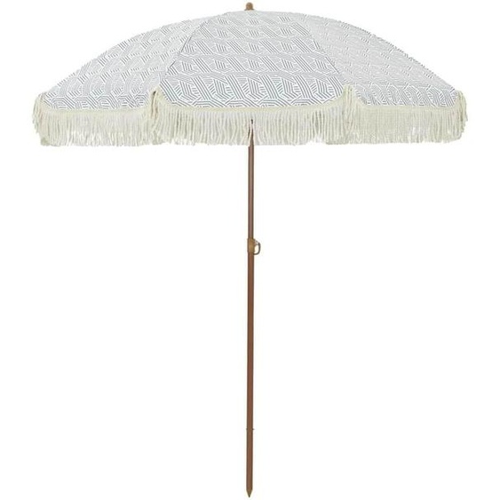 Parasol portable rond, inclinable et avec hauteur réglable