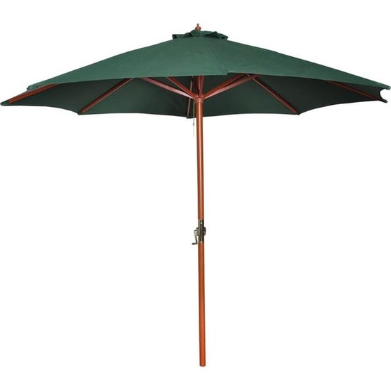 Parasol vert 258 cm