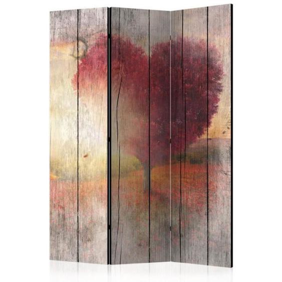 Paravent 3 Volets autumnal Love 135x172cm - Paris Prix Multicolore