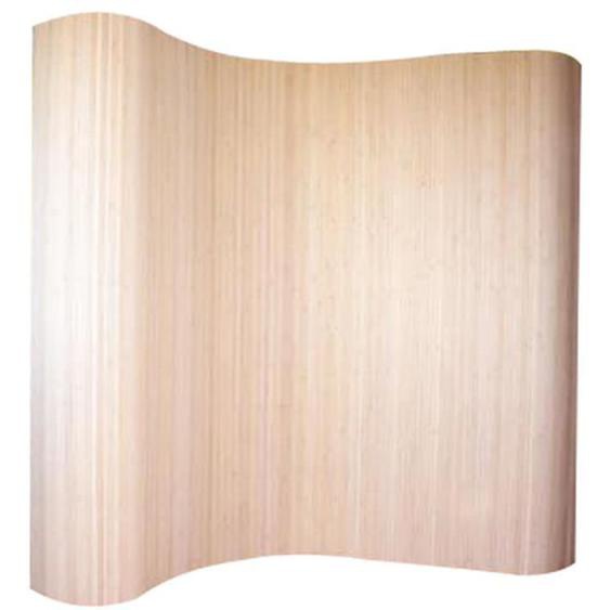 Paravent bambou coloris naturel, longueur 250 x Hauteur 200 x Profondeur 3 cm