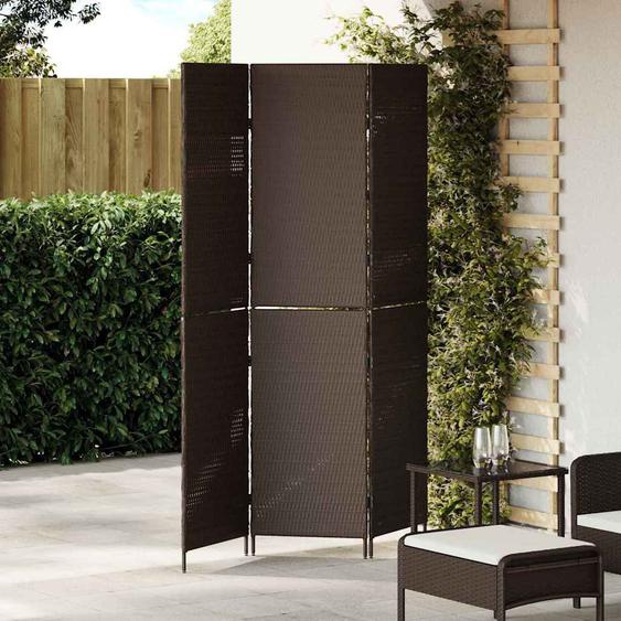 Paravent Marron 146 x 180 cm. polyrotin