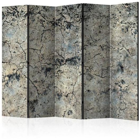 Paravent - PARIS PRIX - 5 Volets - Bois massif - Toile intissée - Multicolore 172x225cm