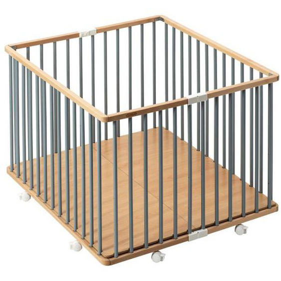 Parc Carré Gaby Bois Hybride Bleu Gris