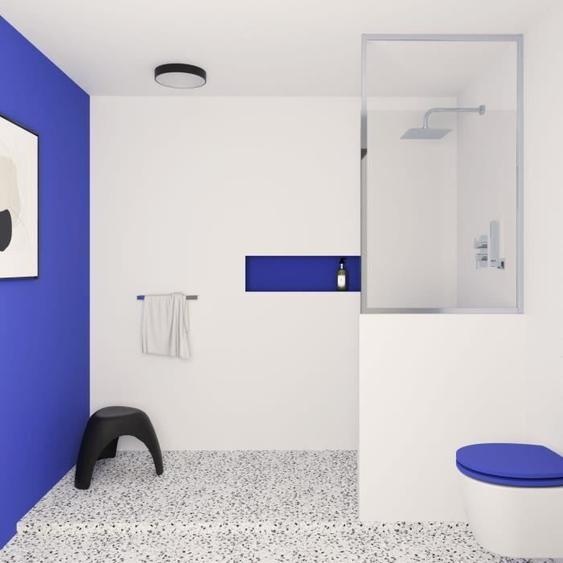 Pare Muret, GELCO ONLY Chrome, 80 cm Largeur, Hauteur Réglable 110-165 cm, Panneau Verre Transparent