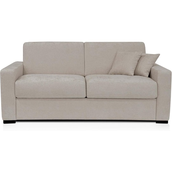 PARIS - Canapé convertible 3 places - Velours, Beige